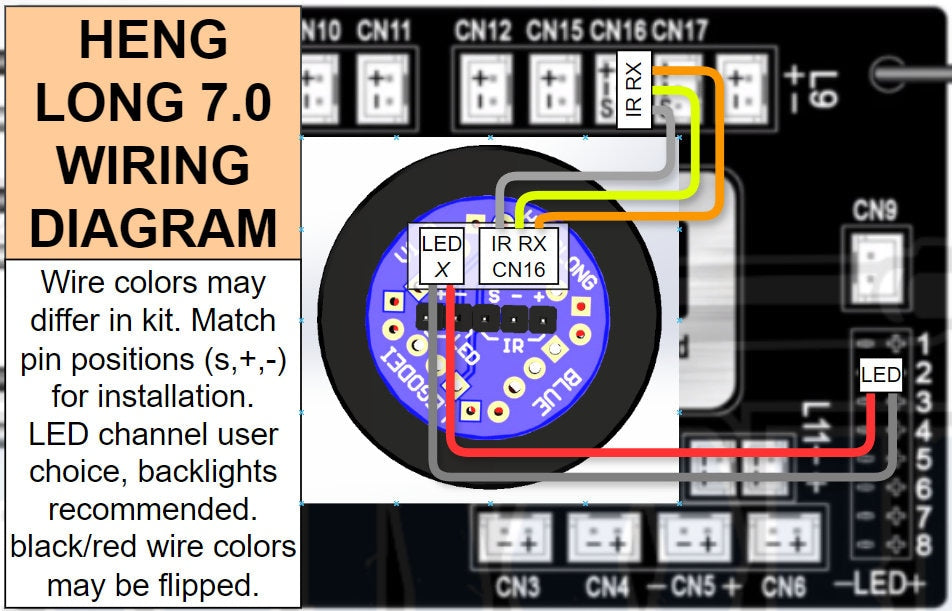 V3 Heng Long IR Receiver Upgrade with Mounting Kit